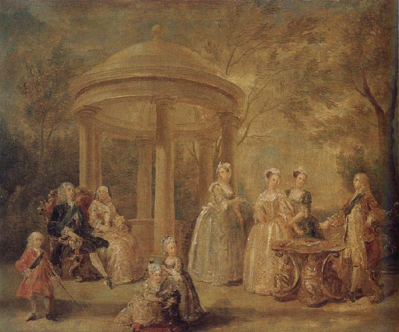 William Hogarth The Family of George China oil painting art